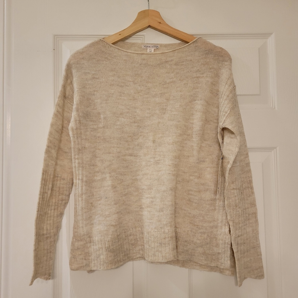 NWT Melrose and Market Beige Sweater, Size XXS